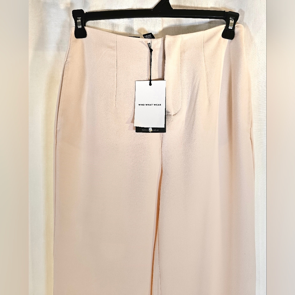 Nwt Who What Wear Sz 2 HR Wide Leg Pants - Picture 3 of 8